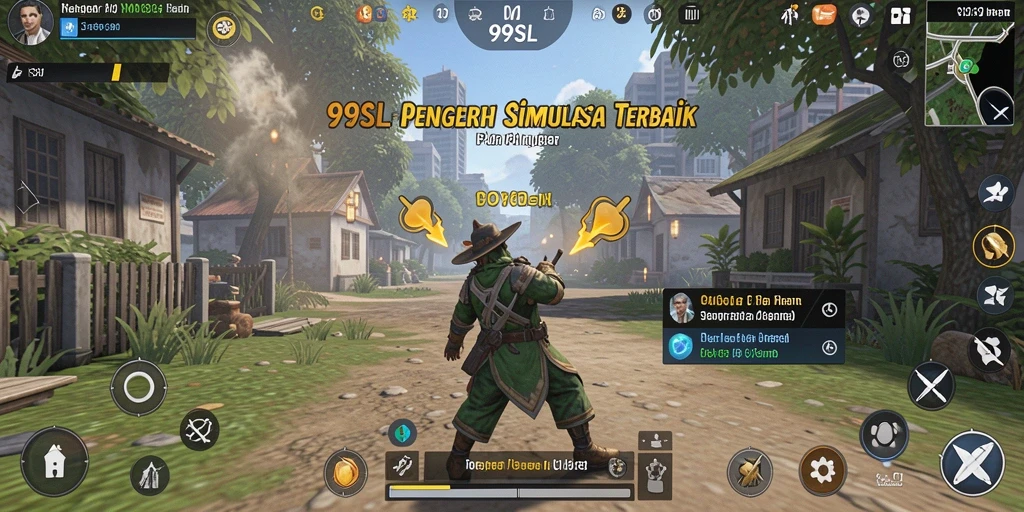 Tampilan gameplay menarik dari 99SL dalam simulasi kehidupan.