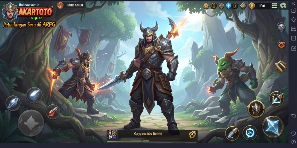 Gameplay ARPG seru dengan aksi pertarungan yang mendebarkan.