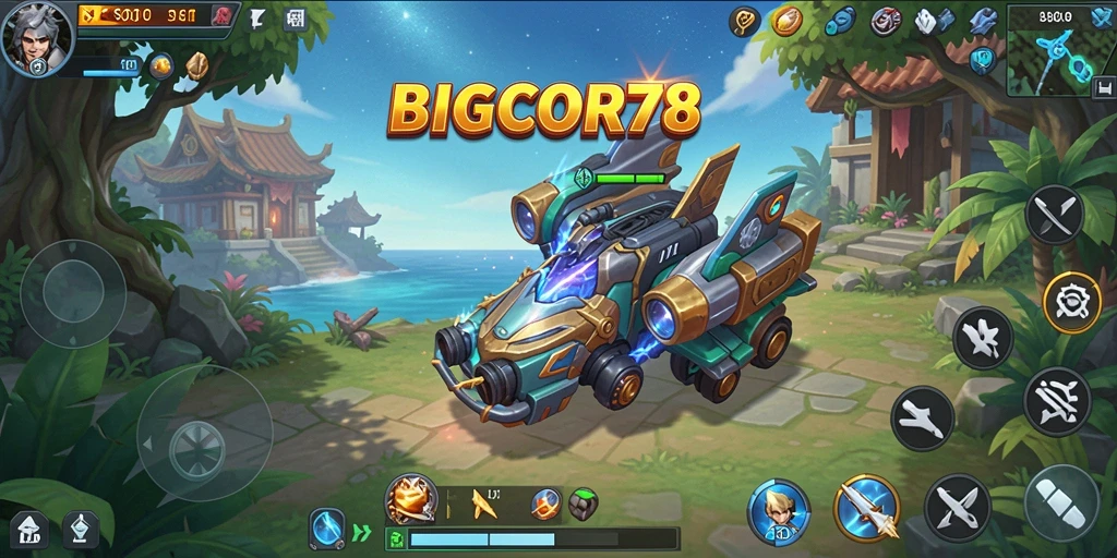 Screenshot gameplay <strong>BIGCOR78</strong> menampilkan aksi strategis yang mendebarkan.