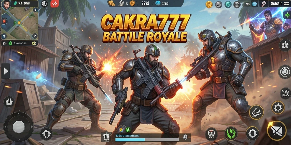 Screenshot gameplay CAKRA777 menampilkan suasana pertarungan yang mendebarkan.