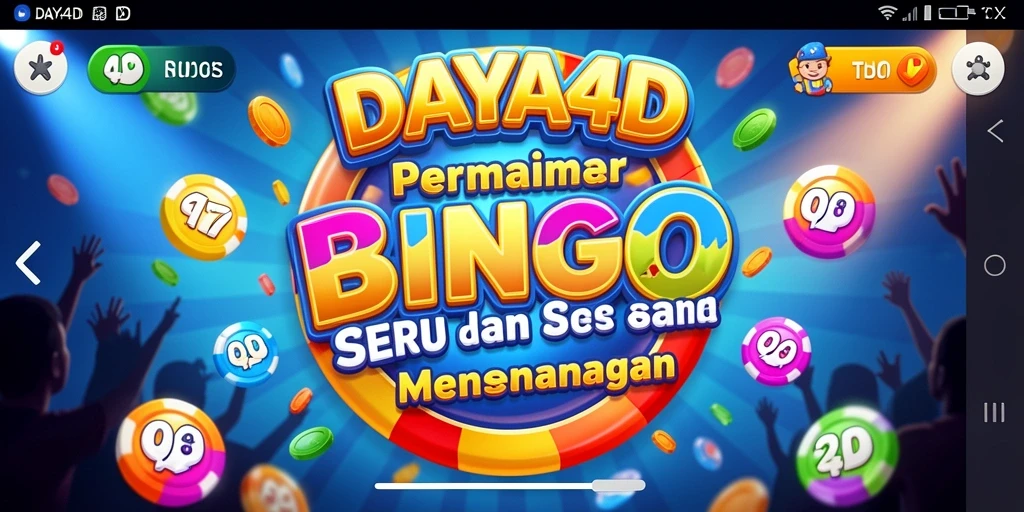 Screenshot gameplay DAYA4D yang menampilkan keseruan Bingo.