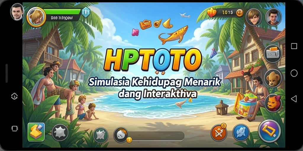 Screenshot HPTOTO menampilkan gameplay interaktif yang mendebarkan.