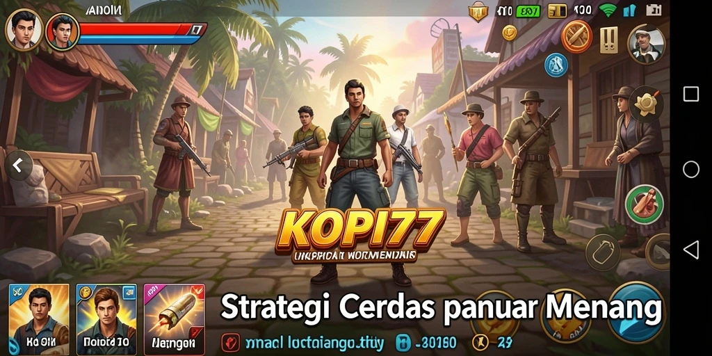 Tampilan gameplay menarik dari KOPI77 dengan strategi mendebarkan.