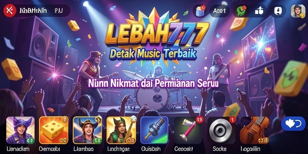 Tampilan gameplay seru dari LEBAH777 yang penuh warna.