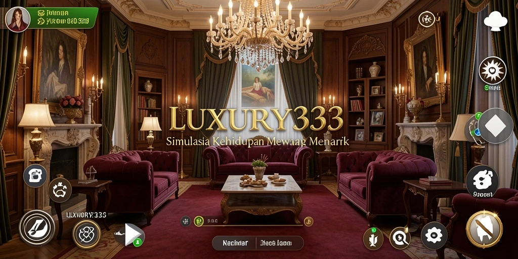 Screenshot utama LUXURY333 menampilkan gameplay life simulation yang menarik.