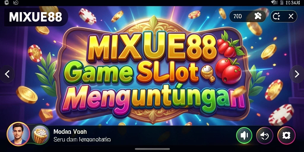 Tampilan gameplay SLOT MIXUE88 yang mengasyikkan dan penuh warna.