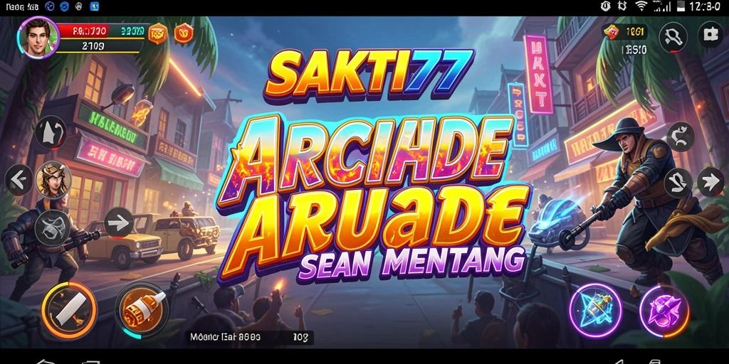 Tangkapan layar gameplay SAKTI77 menampilkan aksi seru di dunia Arcade.