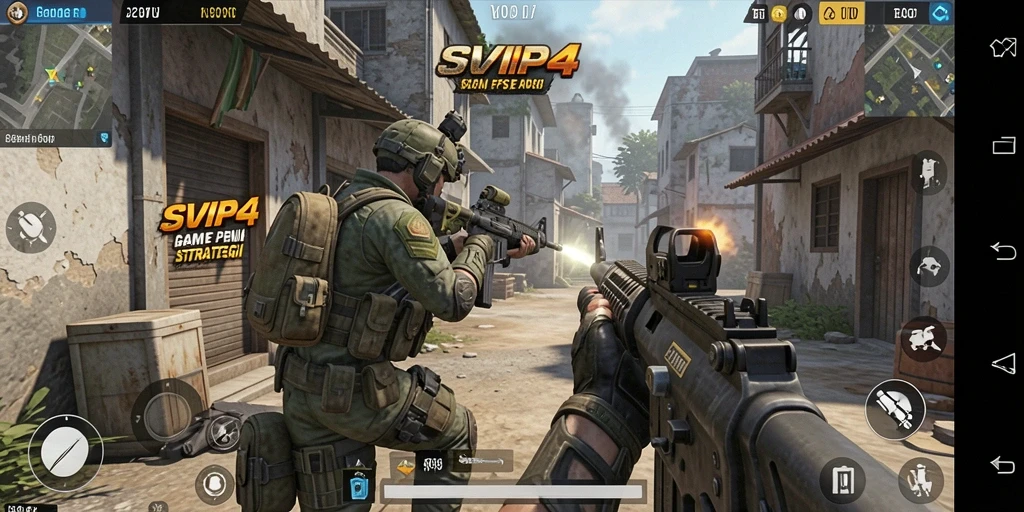 Tampilan nyata dari gameplay intens SVIP4 yang penuh aksi.