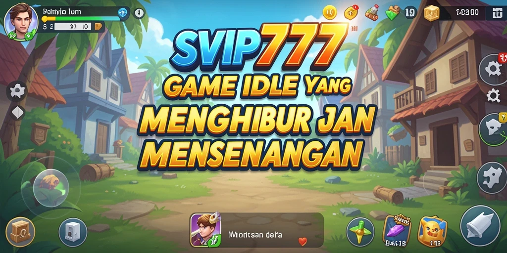 Tangkapan layar gameplay SVIP777 yang menampilkan interaksi karakter dalam game Idle.