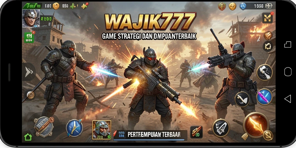 Tampilan gameplay menarik dalam WAJIK777 dengan aksi strategi.