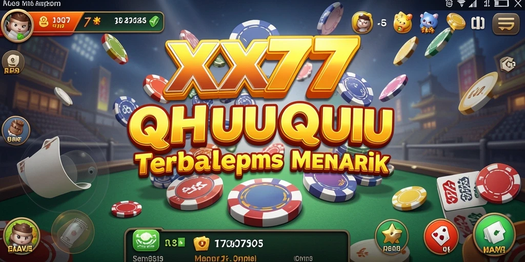 Tampilan menarik dari gameplay QiuQiu di XXX777.